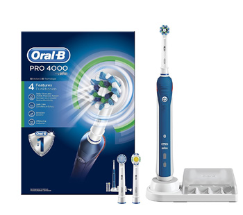 Oral-B SMART4 4000N CrossAction Spazzolino Elettrico ricaricabile braun