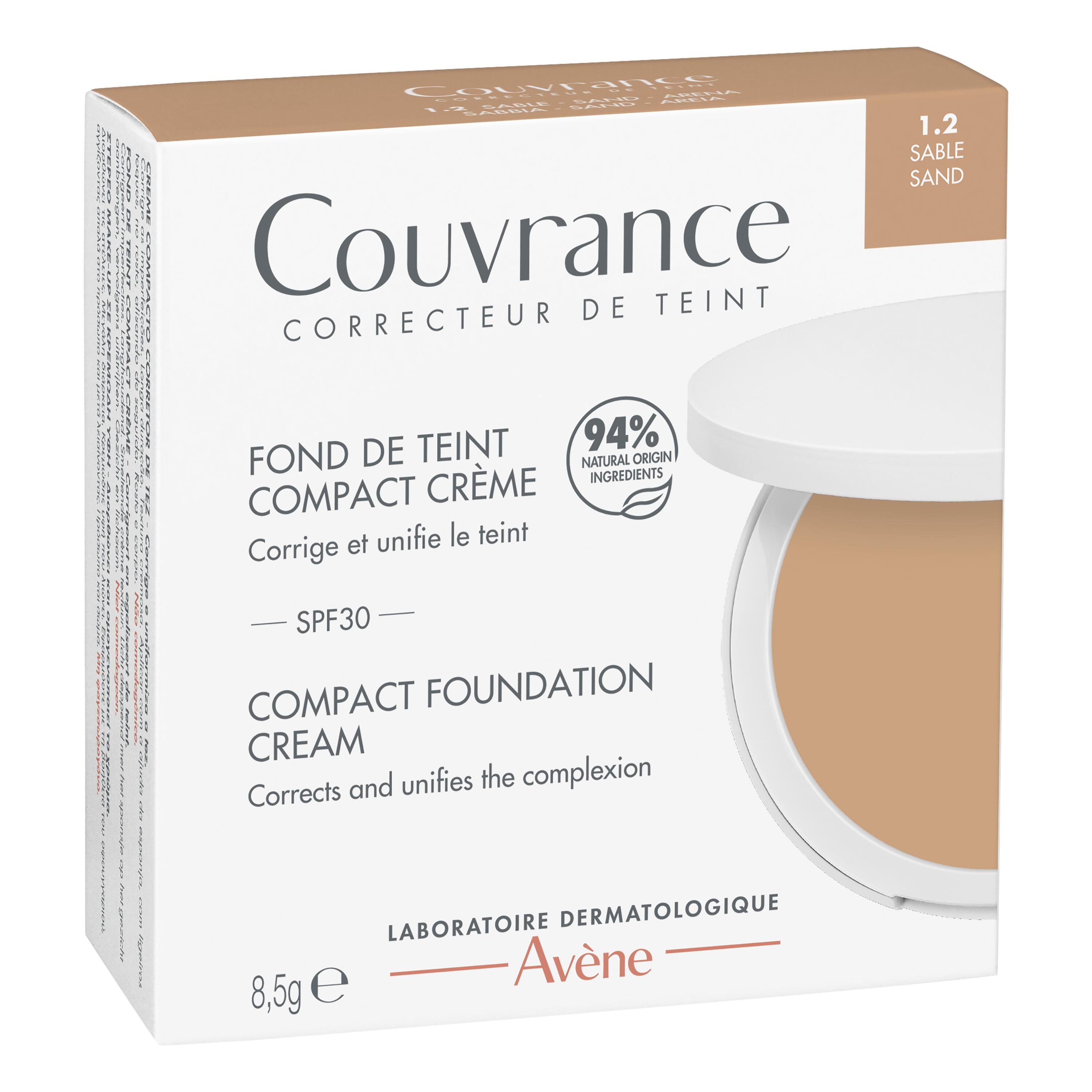 Avène Couvrance - Crema Compatta Colorata N. 1.2 Sabbia