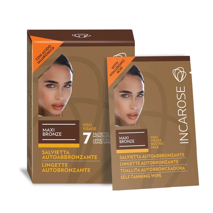 Incarose Maxi Bronze Salvietta Autoabbronzante 7 Pezzi