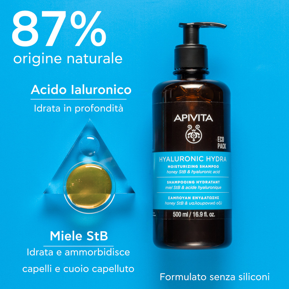 APIVITA SHAMPOO HYALU HYD500ML APIVITA SHAMPOO HYALU HYD500ML