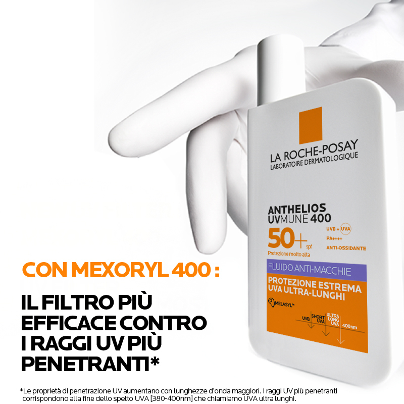 La Roche-Posay UVMune 400 Fluido Anti-macchie SPF50+ 50ml La Roche-Posay UVMune 400 Fluido Anti-macchie SPF50+ 50ml