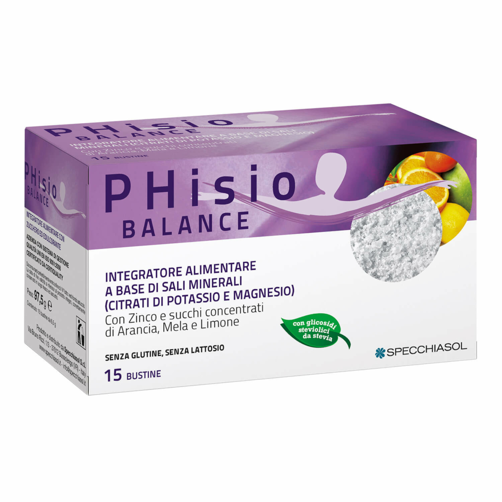 Specchiasol Physio Balance Integratore Sali Minerali 15 Bustine