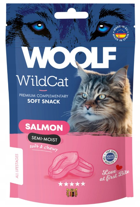 MAST WOOLF WILD GATTO SOFT SNACK SALMONE 50GR
