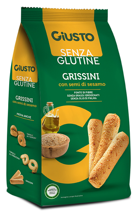 GIUSTO S/G Grissini Sesamo150g
