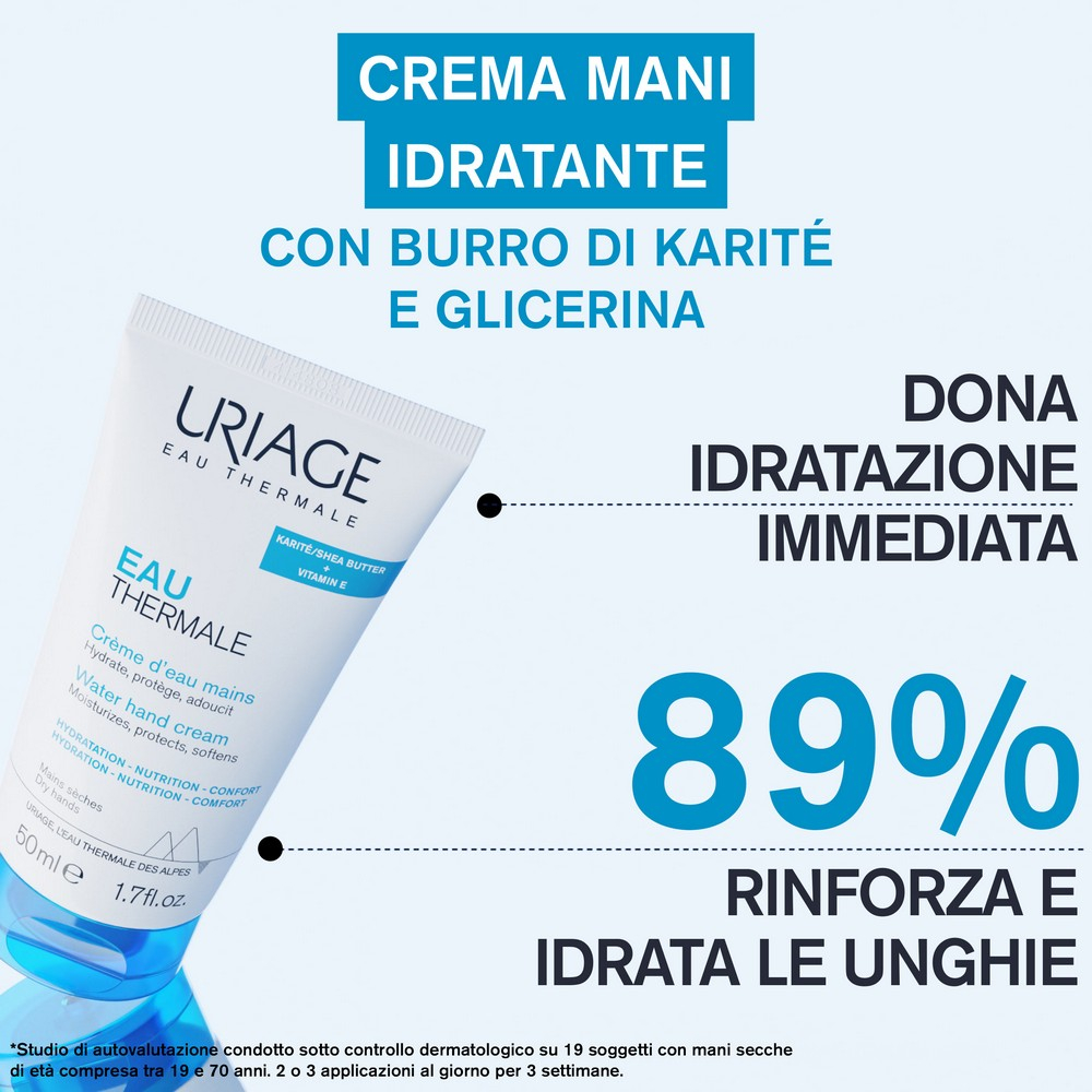 Eau Thermale Crema mani all'acqua idratante 50 ml Eau Thermale Crema mani all'acqua idratante 50 ml