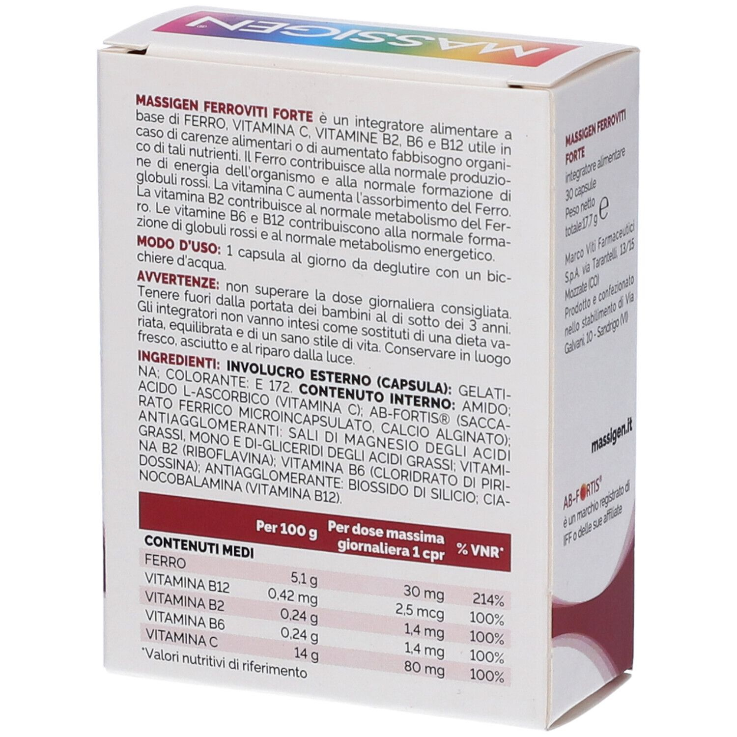 FERROVITI FORTE 30CPS