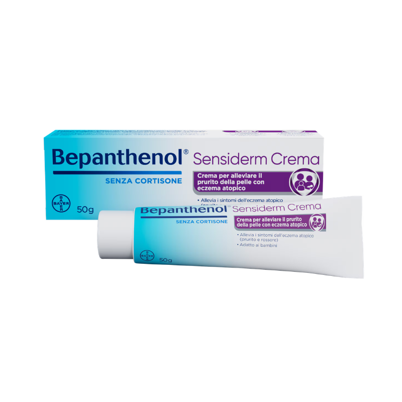Bepanthenol Sensiderm - Crema Lenitiva E Protettiva Per Eczema Atopico 50 g