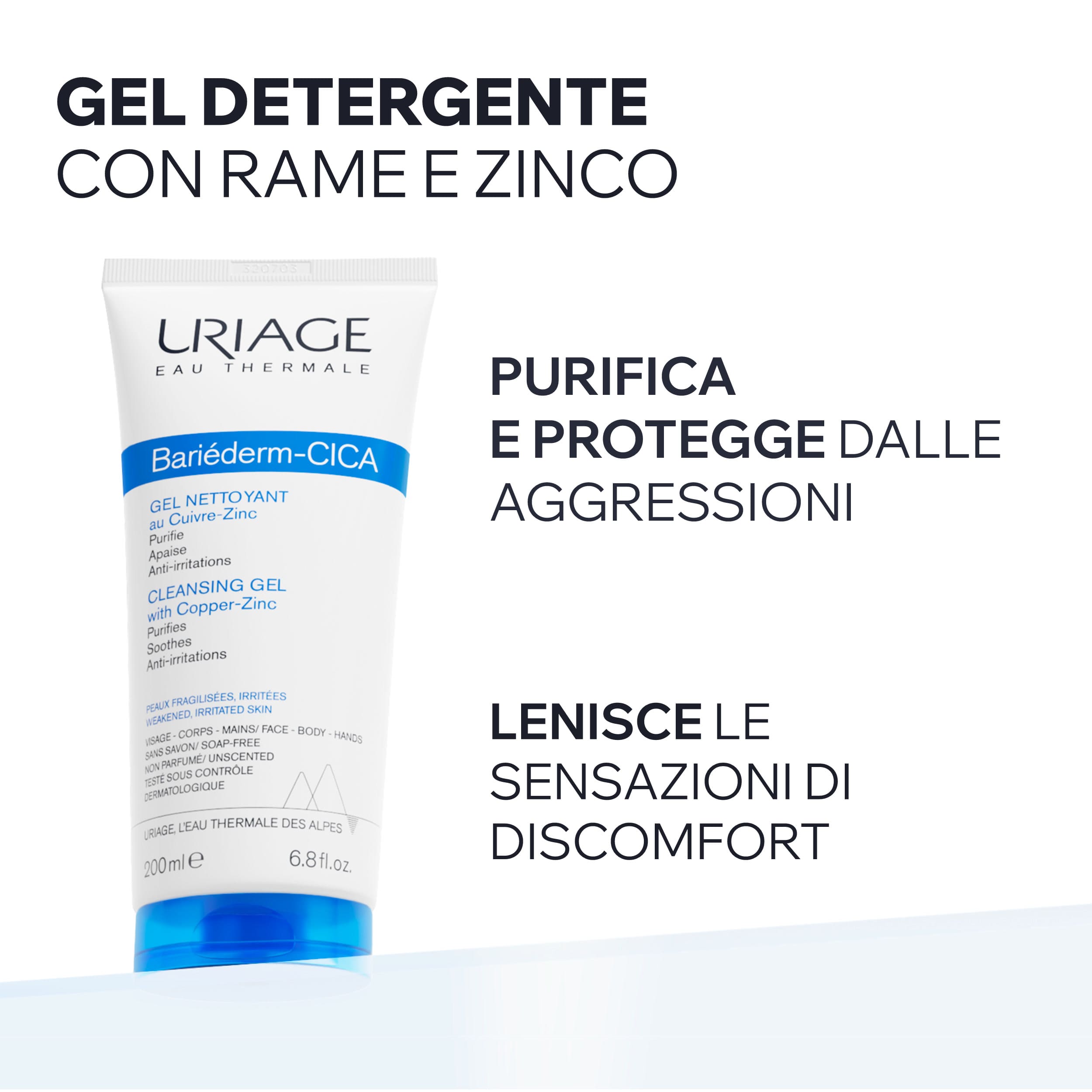 BARIEDERM CICA GEL NETTOY 200ML