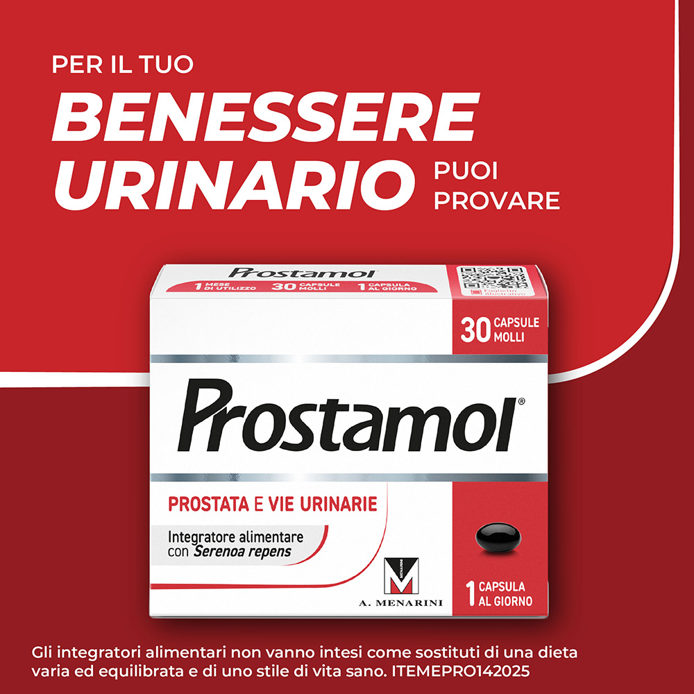 Prostamol - Integratore per la prostata e le vie urinarie - 30 Capsule
