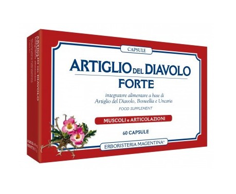 Erboristeria Magentina Artiglio Del Diavolo Forte 60 Capsule
