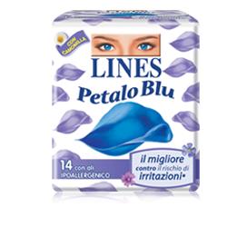 Lines Petalo Blu Notte Assorbenti Con Le Ali 10 Pezzi