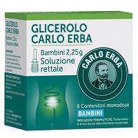 Glicerolo 6 Microclismi Stitichezza Bambini Camomilla Malva