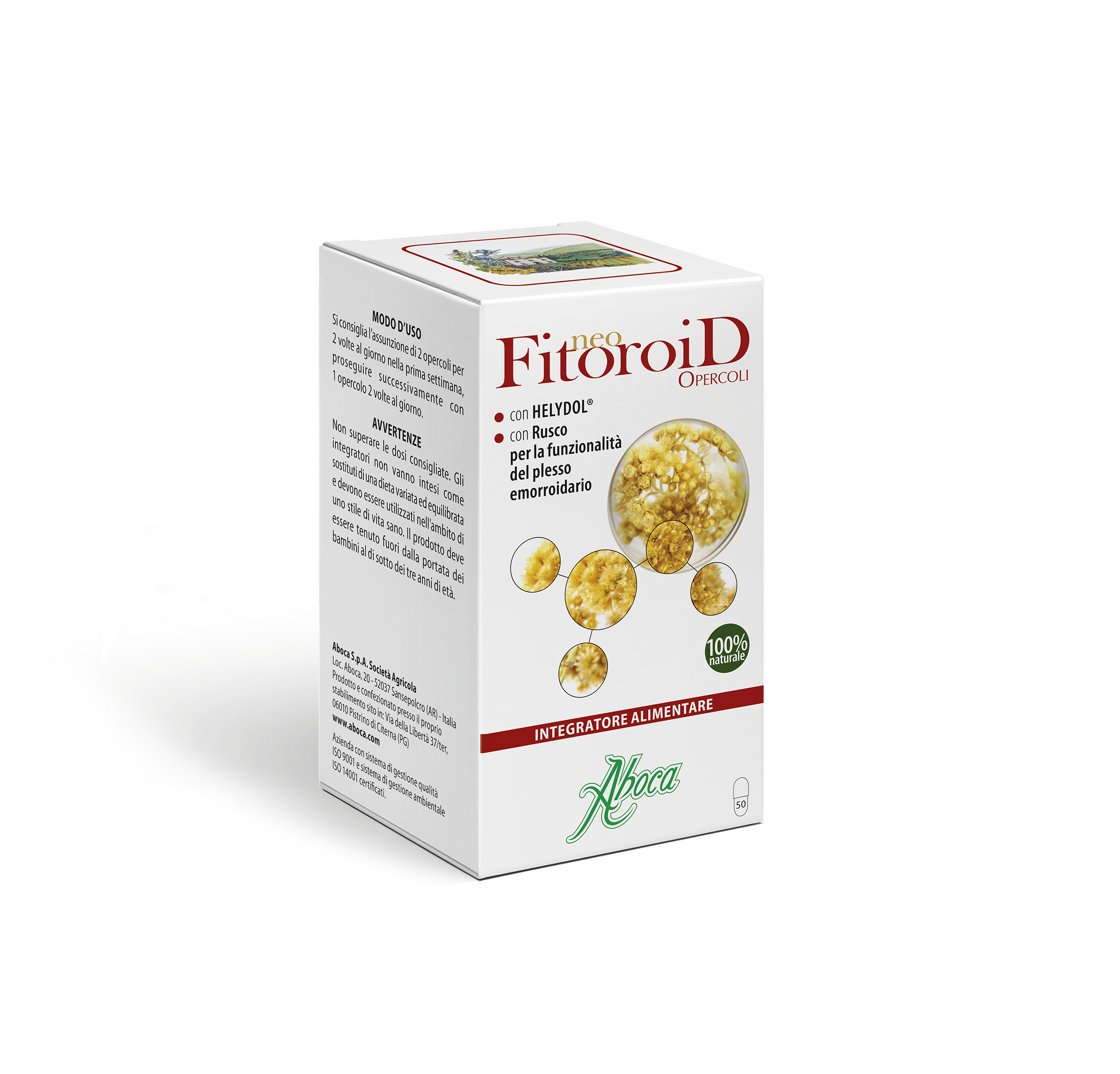 Aboca NeoFitoroid Opercoli Integratore Plesso Emorroidario 50 Opercoli