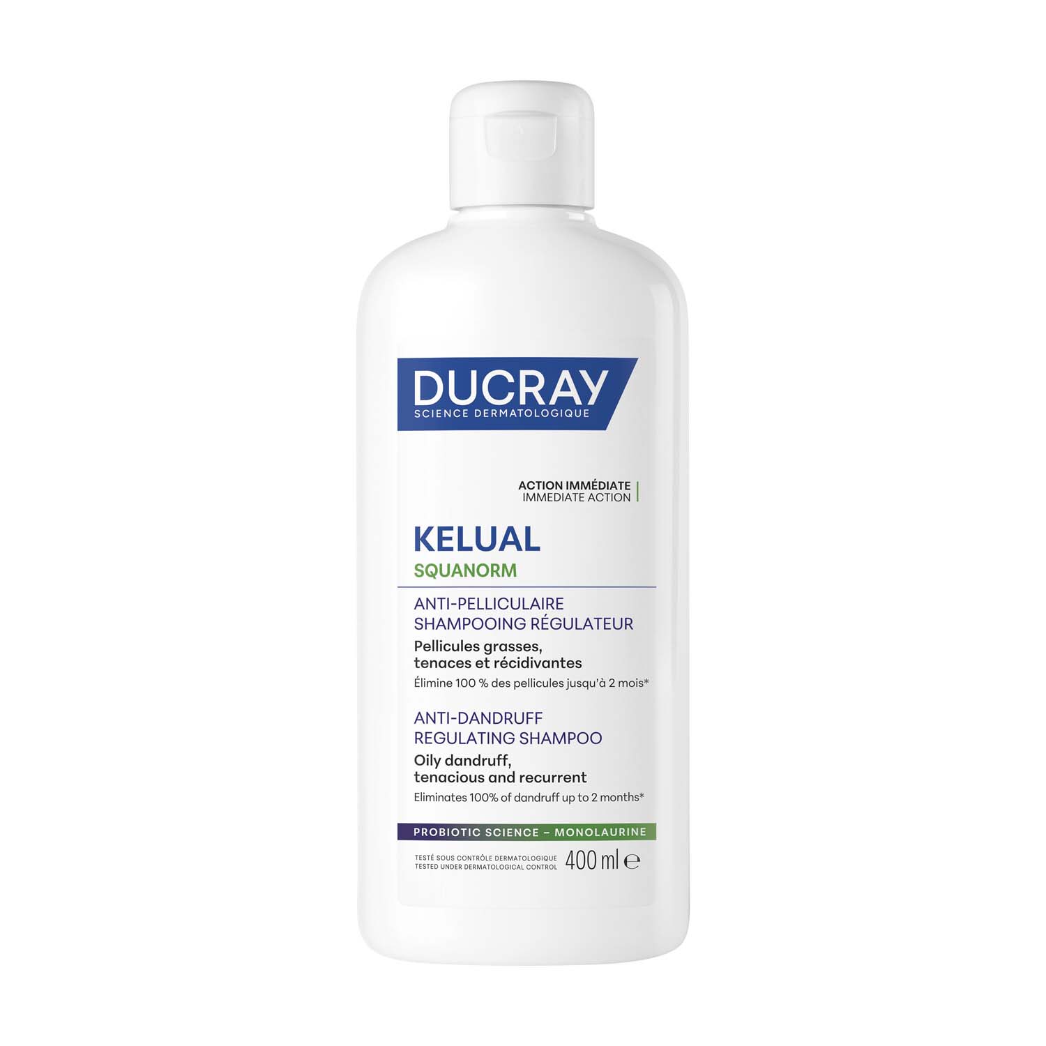 Ducray Kelual Squanorm - Shampoo Trattante Regolatore Per Forfora Grassa 400 ml