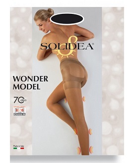Solidea Wonder Model Sheer 70 DEN Collant Compressivo Colore Cammello Taglia 3 ML Solidea Wonder Model Sheer 70 DEN Collant Compressivo Colore Cammello Taglia 3 ML