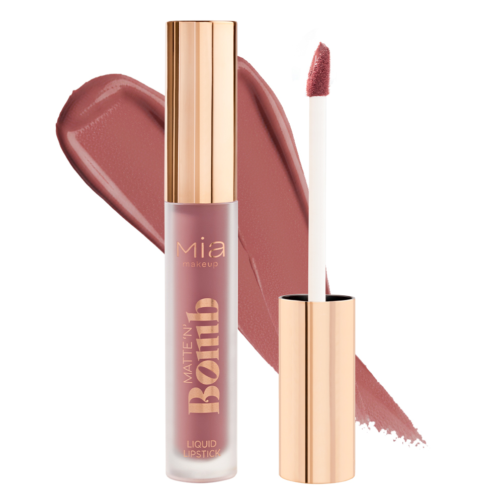 Mia Makeup - Matte 'N' Bomb - Rossetto Liquido N.04 Dusty Cedar