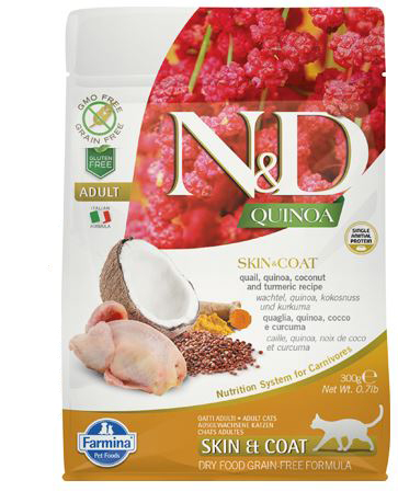 N&D Q FEL SK&CO QUAIL AD 300G
