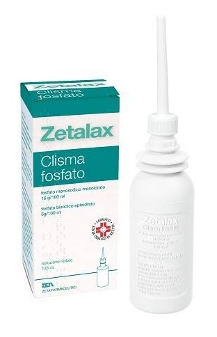 Zetalax Clisma Fosfato - Flacone da 133 ml