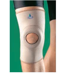 GINOCCHIERA CON APERTURA ROTULA OPPO MISURA MEDIA. DOTATO DI PATELLA APERTA, RINFORZATA PER PREVENIRE DISTORSIONI. ADATTO NEL POST-OPERATORIO, NEI CASI DI ARTRITE O STIRAMENTI