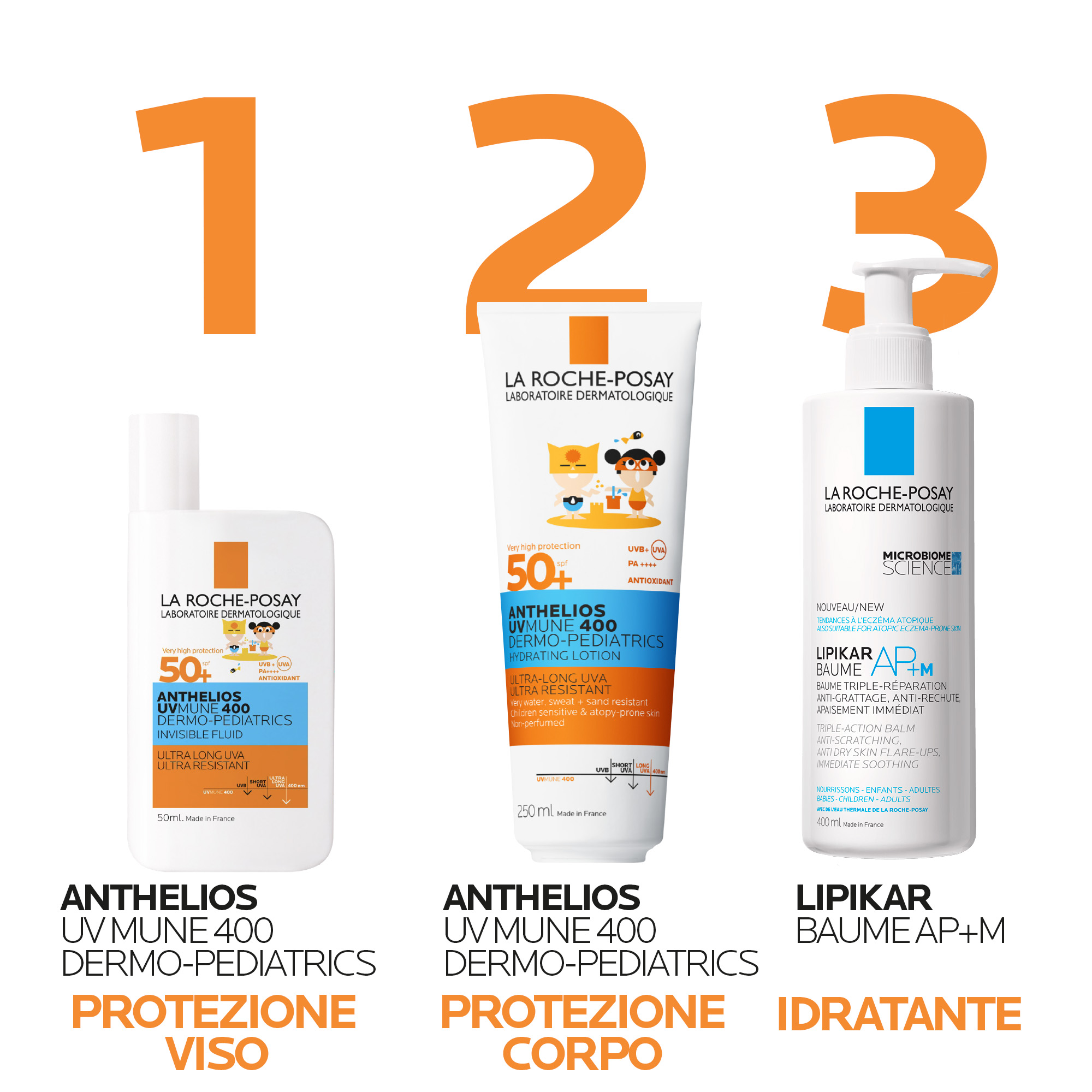 La Roche-Posay - Anthelios Uvmune 400 Dermo-Pediatrics Latte Idratante SPF50+ Bambini 250 ml
