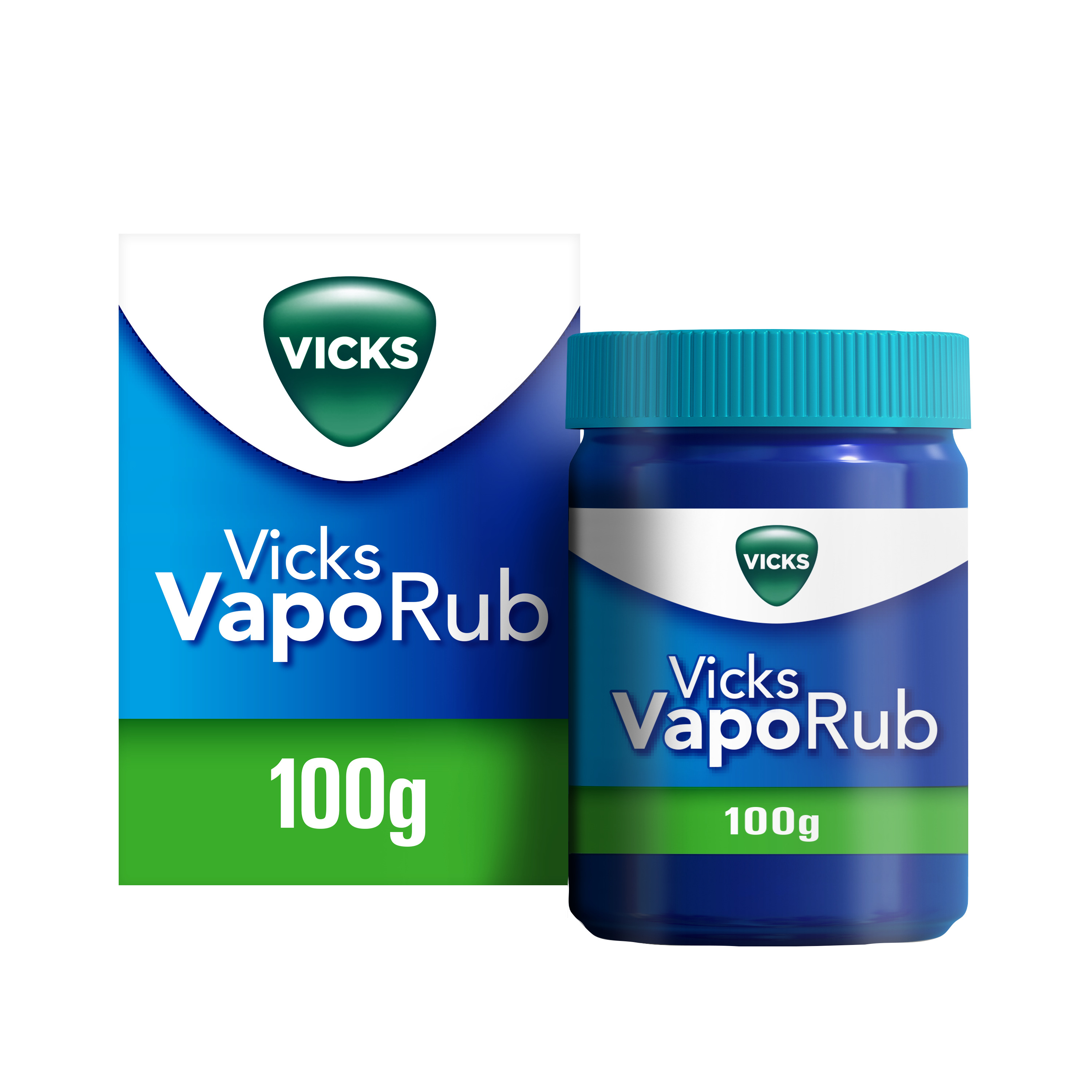 Vicks VapoRub Rimedio Per Raffreddore, Mal Di Gola, Tosse E Naso Chiuso Vasetto Da 100 g Vicks VapoRub Rimedio Per Raffreddore, Mal Di Gola, Tosse E Naso Chiuso Vasetto Da 100 g