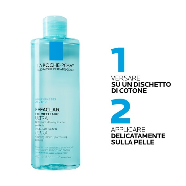 La Roche Posay Physiological Cleansers Acqua Micellare Ultra Pelle Grassa 400 ml