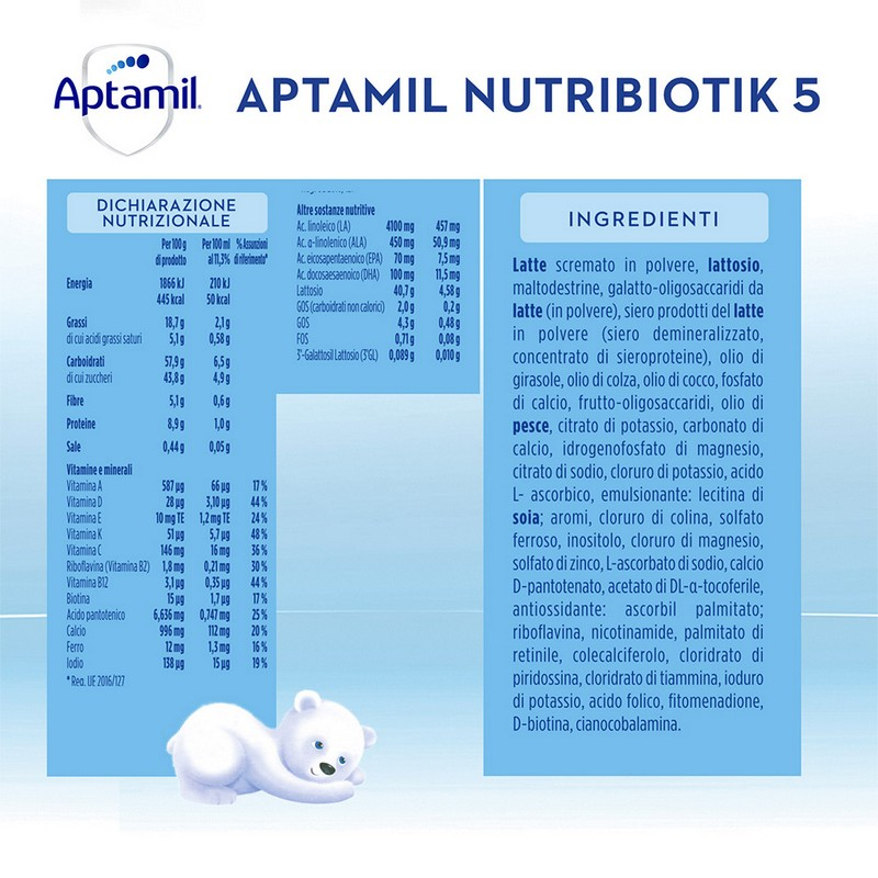 APTAMIL 5 LATTE 830G APTAMIL 5 LATTE 830G