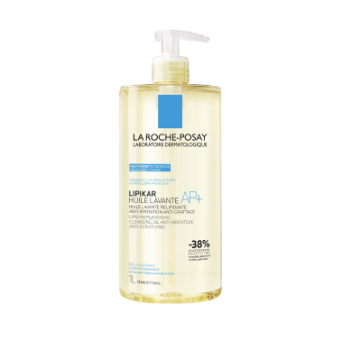 La Roche-Posay Lipikar - Huile Lavante AP+ Olio Lavante Relipidante Anti-Arrossamenti E Anti-Prurito 1 Litro