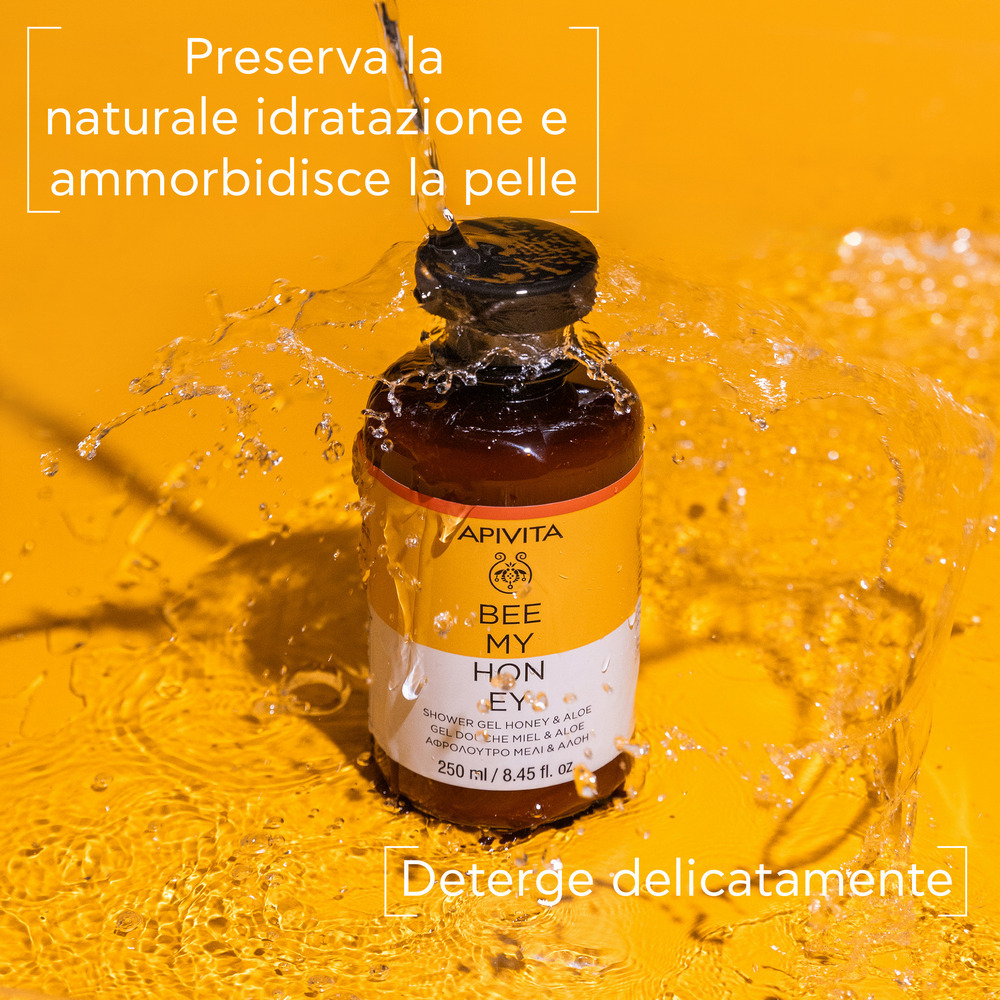 Apivita Bee My Honey - Gel Doccia Detergente Delicato Con Aloe E Miele 250 ml