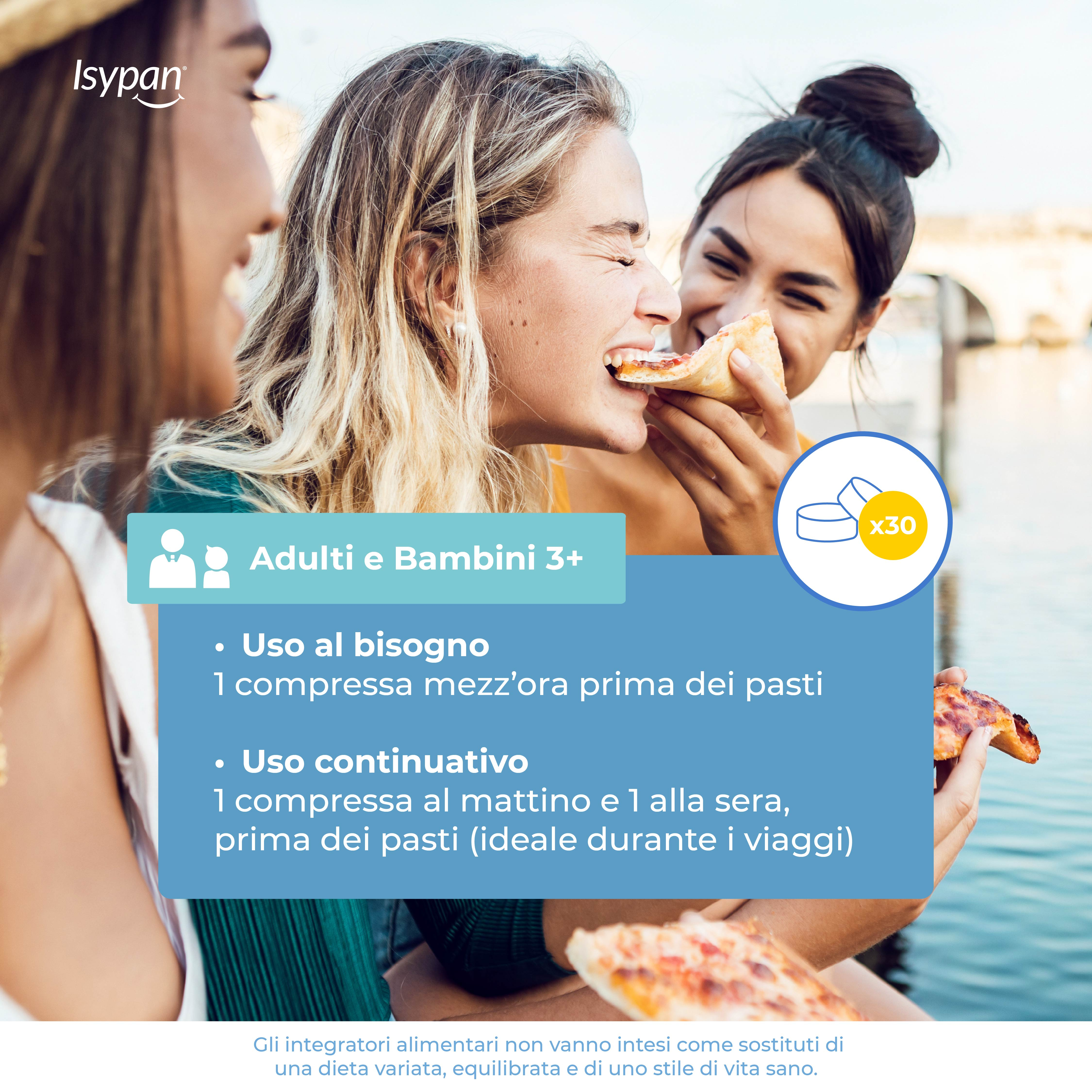 ISYPAN® INTOLLERANZA LATTOSIO 30 COMPRESSE