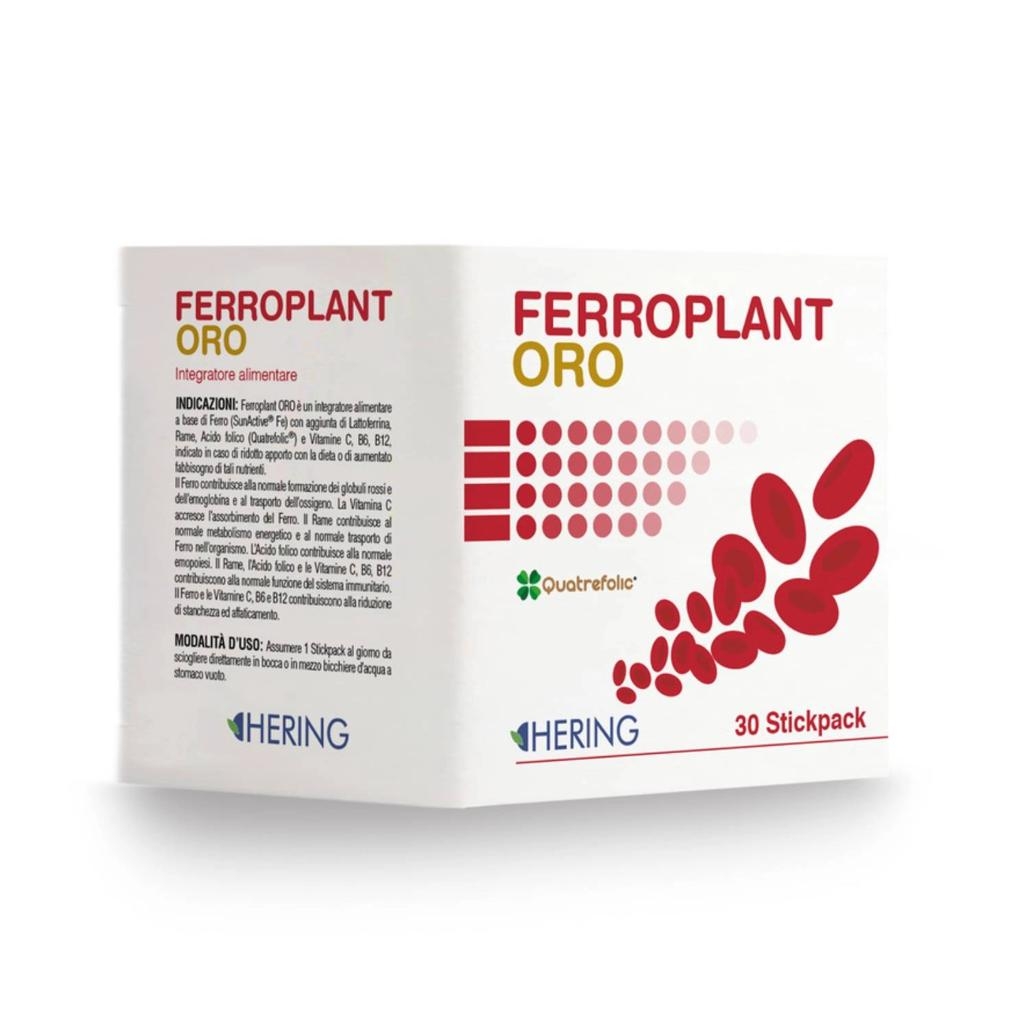 Ferroplant Oro Integratore Alimentare di Ferro 30 Stickpack Ferroplant Oro Integratore Alimentare di Ferro 30 Stickpack