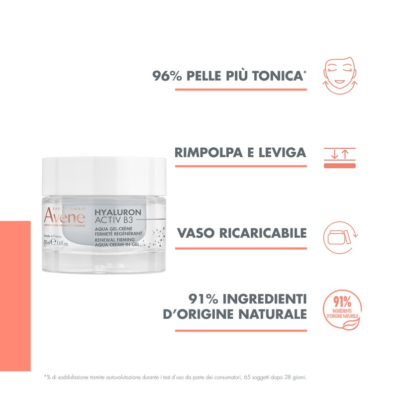 Avène Hyaluron Activ B3 Aqua Gel-Crema Rigenerazione cellulare 50ml - Antietà viso Idratazione profonda Avène Hyaluron Activ B3 Aqua Gel-Crema Rigenerazione cellulare 50ml - Antietà viso Idratazione profonda
