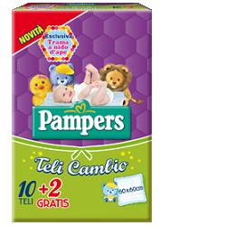 Pampers Telo Per Cambio 10 + 2 Pezzi