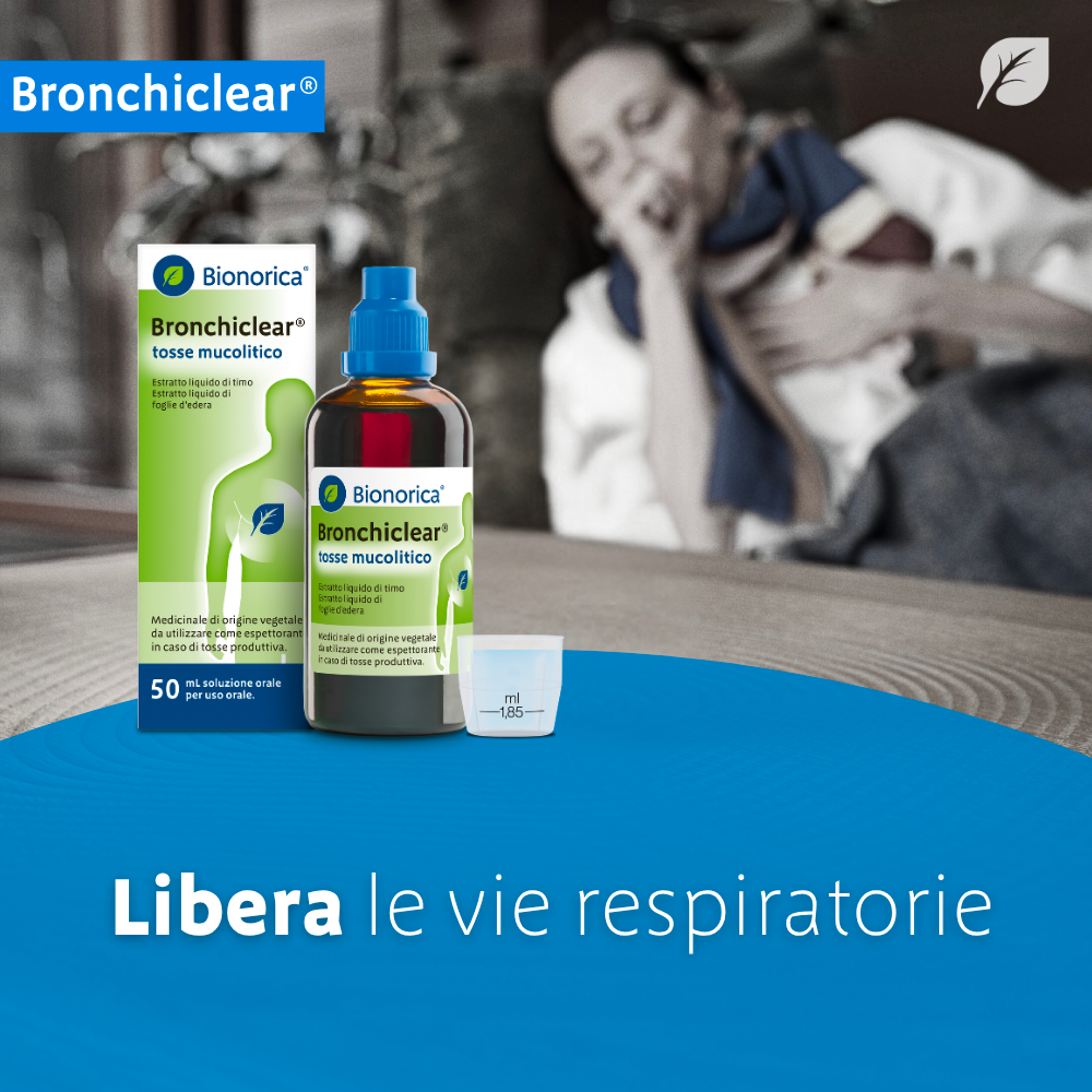Bionorica Bronchiclear Tosse Mucolitico 50 ml - Soluzione Orale Per Tosse Produttiva