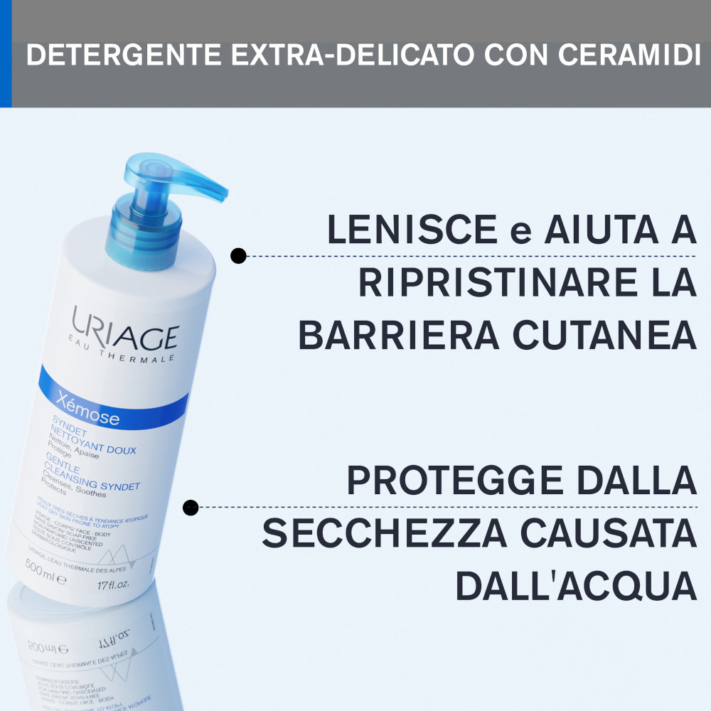 Uriage Xémose Syndet Detergente Delicato Pelle Secca 200 ml