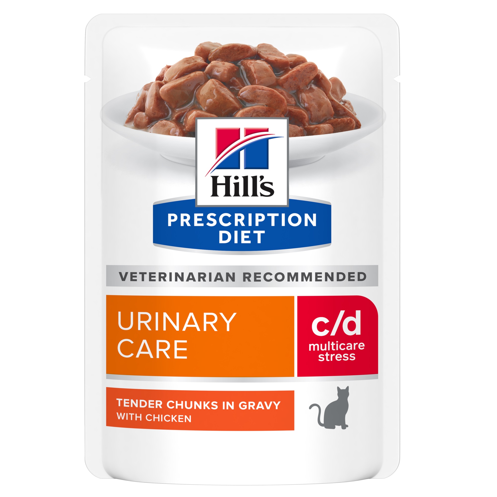HILL'S GATTO DIET C/D URINARY STRESS CARE MULTICARE GRAVY (IN SALSA) POLLO 85GR (bustina)
