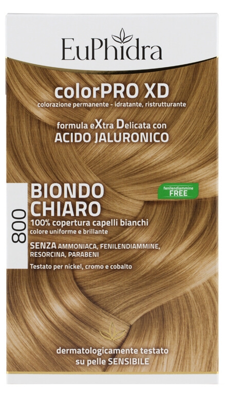 Euphidra ColorPRO XD 800 Biondo Chiaro Tintura Extra Delicata Euphidra ColorPRO XD 800 Biondo Chiaro Tintura Extra Delicata