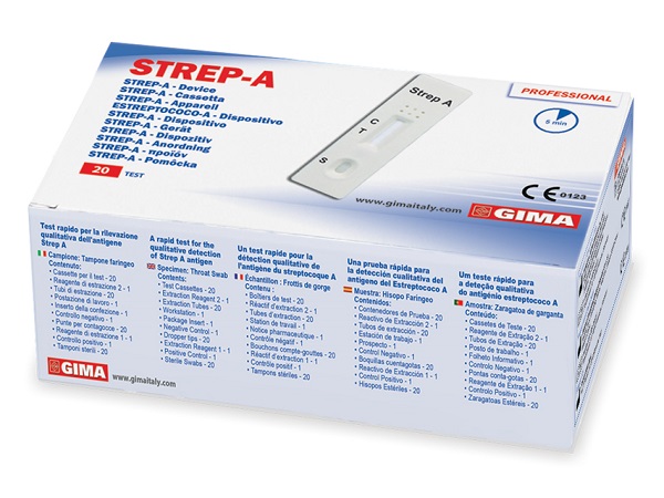 TEST STREP A STREPTOC CASSETTA