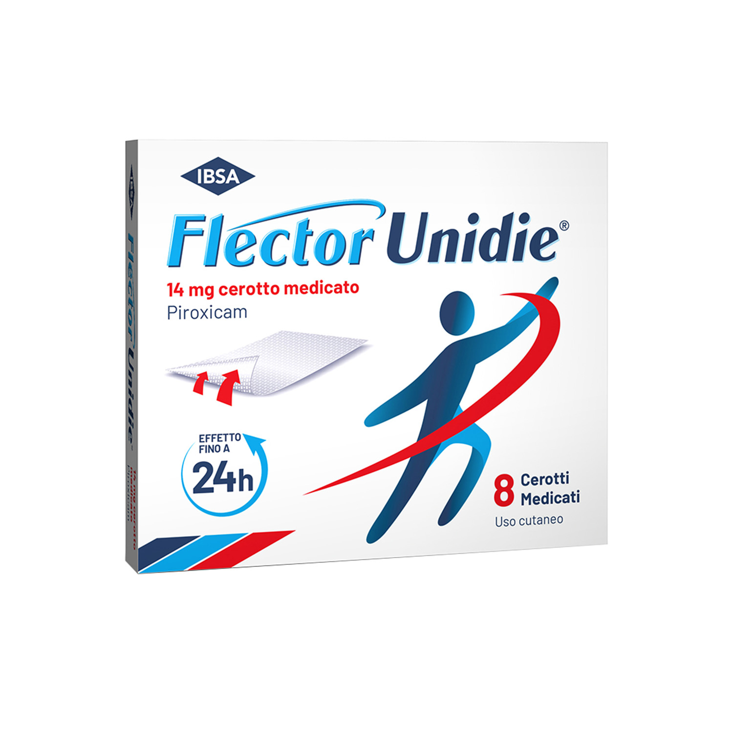 FLECTOR UNIDIE - cerotto medicato contro mal di schiena, dolori articolari e muscolari - 8 Cerotti Medicati 14mg FLECTOR UNIDIE - cerotto medicato contro mal di schiena, dolori articolari e muscolari - 8 Cerotti Medicati 14mg