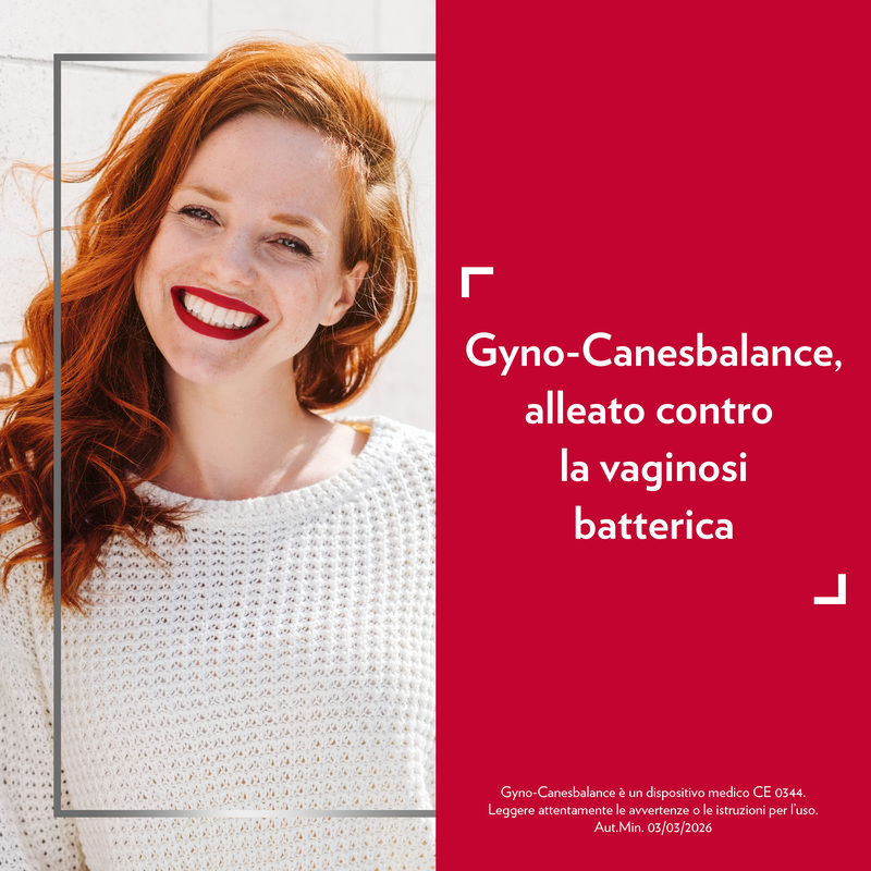 Gyno-Canesbalance, Gel Vaginale, in caso di Vaginosi Batterica, Infezioni Vaginali, 7 Flaconcini Applicatori Monouso