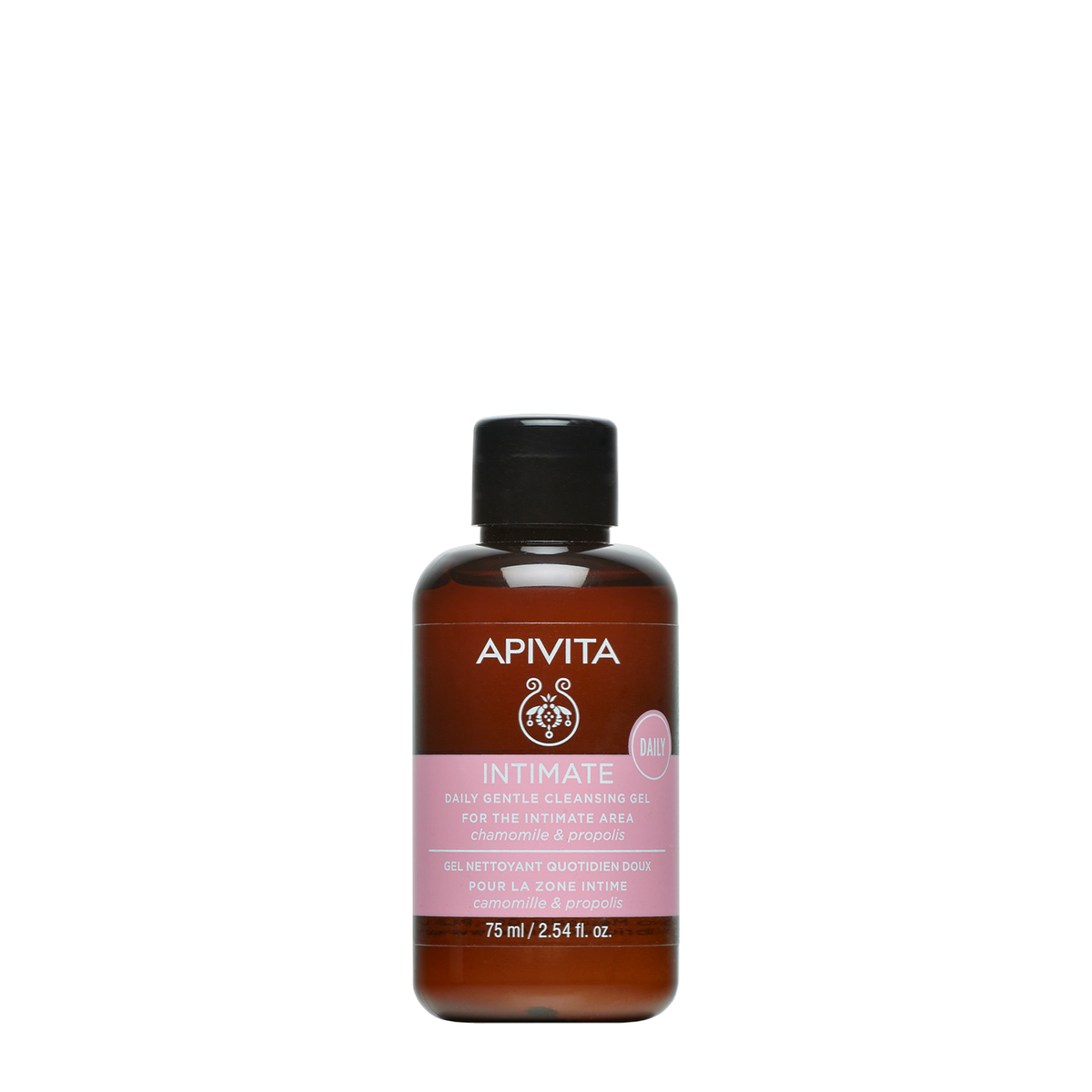 Apivita Intimate Daily - Detergente Intimo Delicato Antiodore Per Uso Quotidiano Travel Size 75 ml