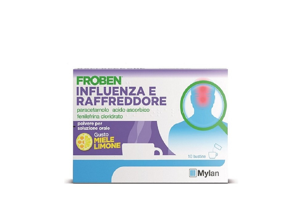 Froben Influenza e Raffreddore Limone e Miele Polvere Per Soluzione Orale 10 Bustine Froben Influenza e Raffreddore Limone e Miele Polvere Per Soluzione Orale 10 Bustine