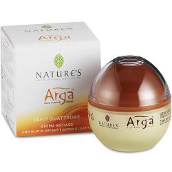 Nature's Linea Argà Olio di Argan Ventiquattro Ore Crema Antirughe Viso 50 ml