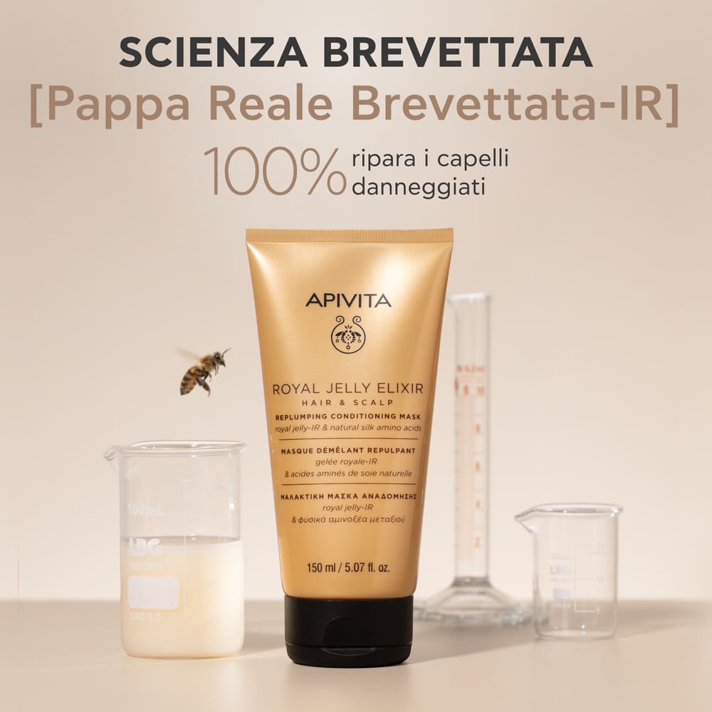 Apivita Royal Jelly Elixir - Maschera Balsamo Rimpolpante 150 ml