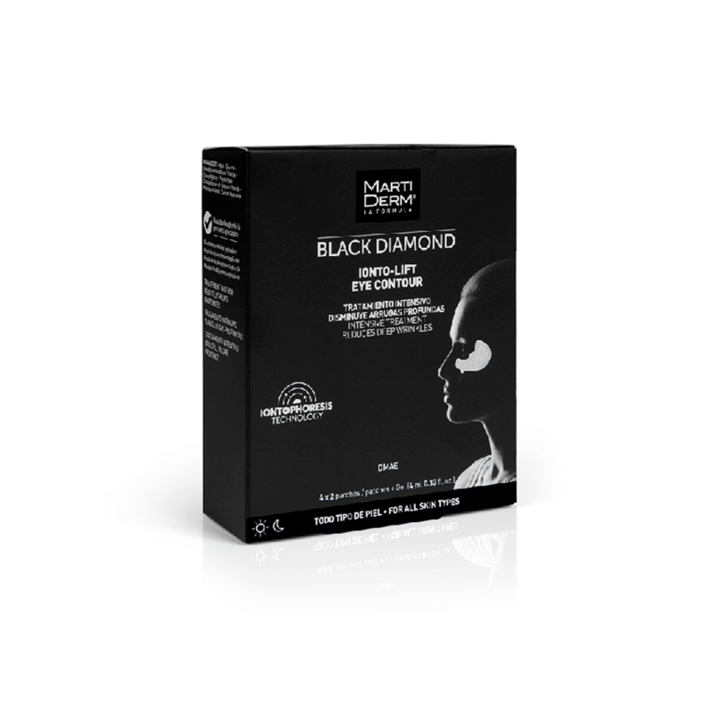 Martiderm - Black diamond - Ionto-Lift Eye Contour - 4 buste con 2 patch + tubetto da 4 ml