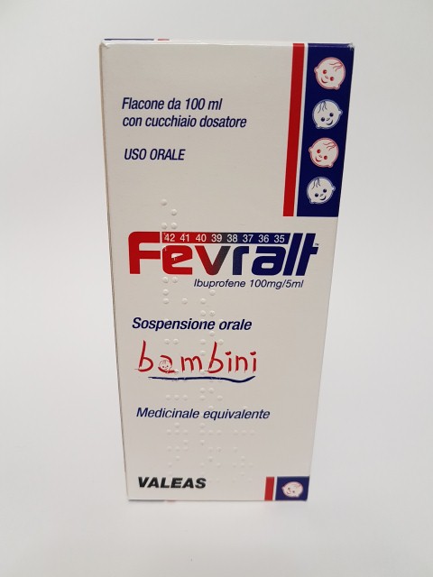 Fevralt Bambini 100mg/5ml Ibuprofene Sospensione Orale 100 ml