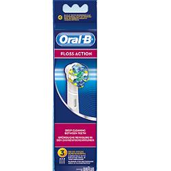 Oral-B FlossAction Testine di Ricambio Spazzolino Elettrico 3 pezzi Oral-B FlossAction Testine di Ricambio Spazzolino Elettrico 3 pezzi