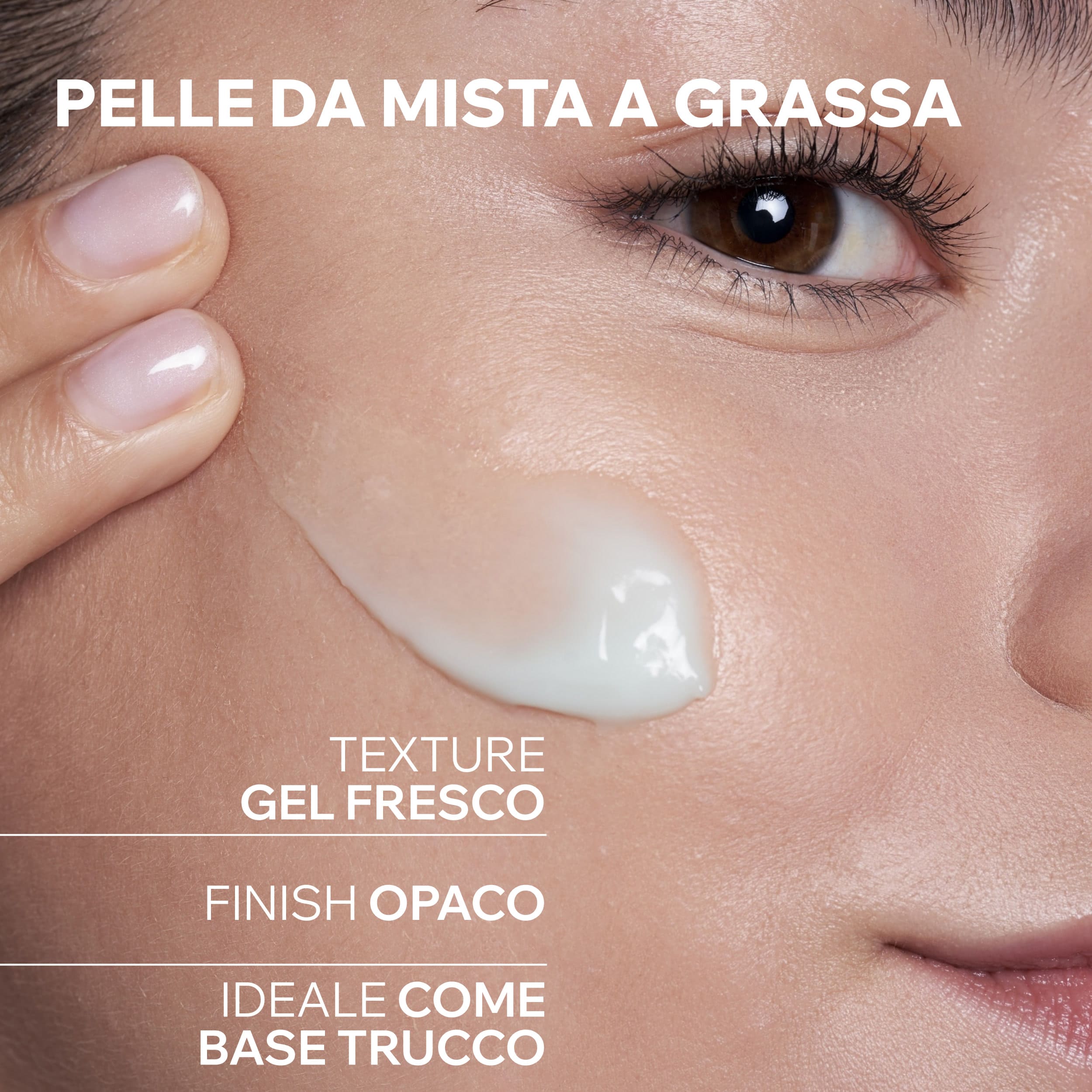 Uriage - Hyséac Mat - Gel-Crema Viso Opacizzante, Idratante E Astringente 40 ml