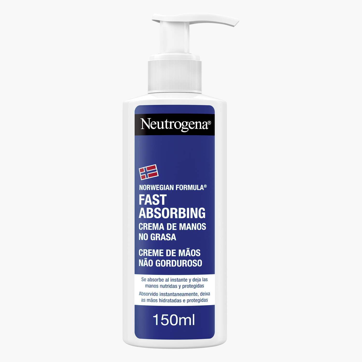 Neutrogena Formula Norvegese Crema Mani Assorbimento Rapido 150 ml, Crema mani secche e screpolate Neutrogena Formula Norvegese Crema Mani Assorbimento Rapido 150 ml, Crema mani secche e screpolate
