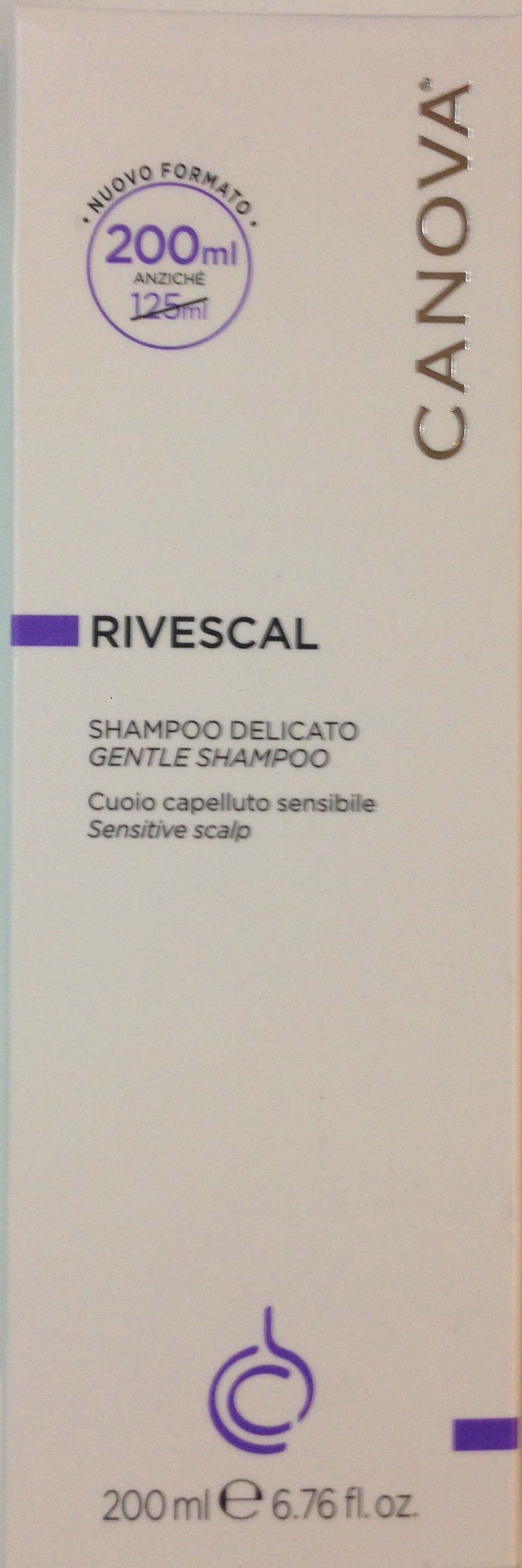 Canova Rivescal Shampoo Detergente Delicato 200 ml Canova Rivescal Shampoo Detergente Delicato 200 ml
